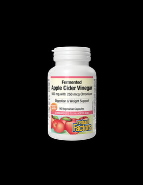 Healthy Weight - Apple Cider Vinegar 500 mg + Chromium Picolinate 250 µg, 90 V Capsules - Nutra Best Europe