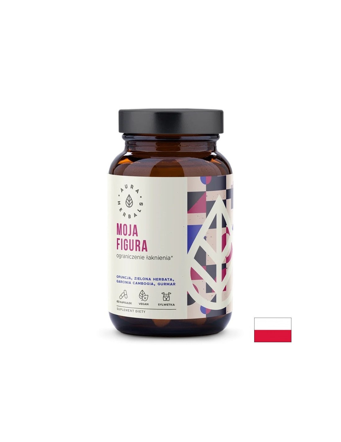 Dobra figura (z trdovratno hruško, zelenim čajem, Garcinia Cambogia in Gymnema), 60 kapsul