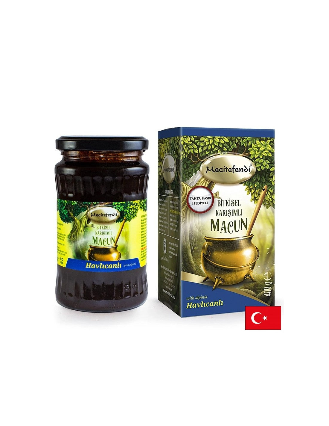 Pasta a base di erbe con carrub e galanga - salute dello stomaco e metabolica, 400 g