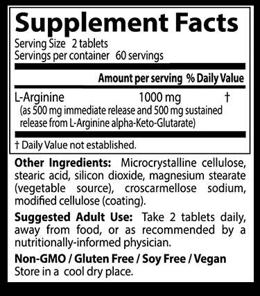 Parim l -arginiin 500 mg - 120 tabletti