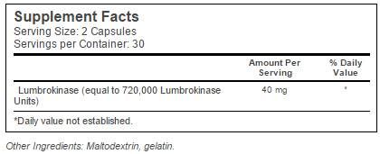 Parim Lumbrokinaas 20 mg - 60 kapslit