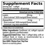 BEST Lutein 20 mg - 60 Гел капсули