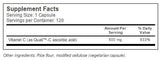 Nejlepší vitamin C + Quari ™ C 500 mg - 120 tobolek