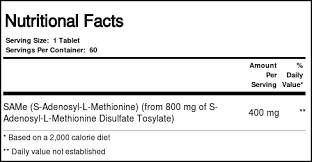 SAME 400 mg - 30 tablets