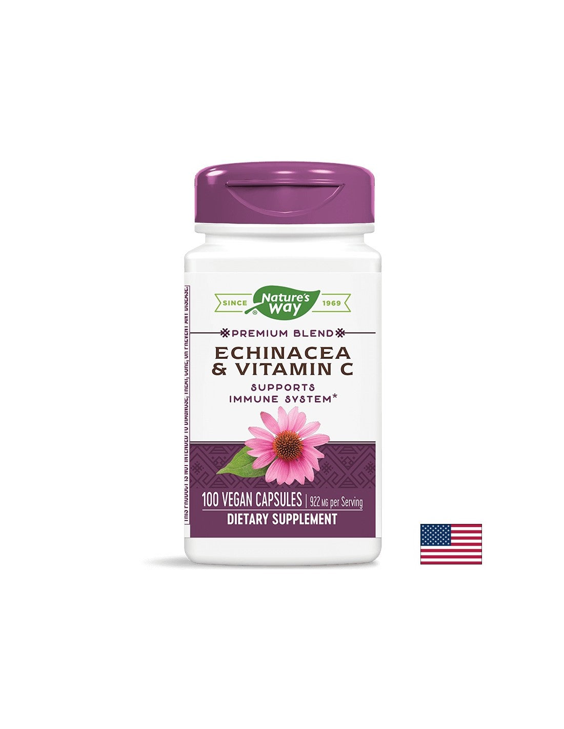 Echinacea i witamina C/ echinacea i witamina C x 100 kapsułki natury