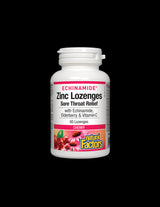 Echinamide® Zinc Lozenges | Sore Throat Relief - 60 дъвчащи дражета - Feel You