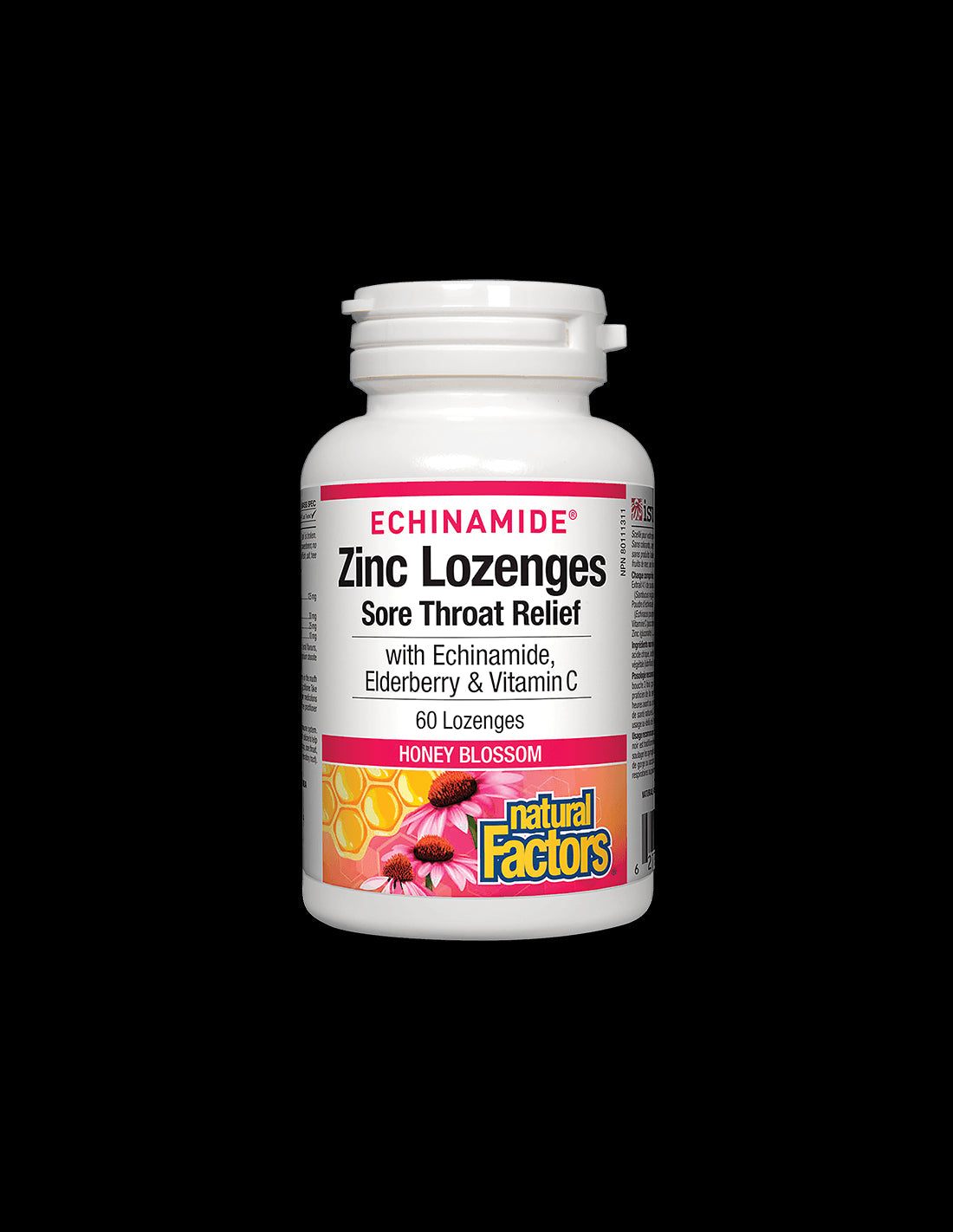 Echinamide® Zinc Lozenges | Sore Throat Relief - 60 дъвчащи дражета - Feel You