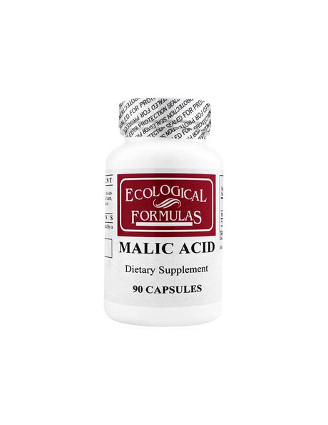 Malic Acid / Ябълчена киселина, 90 капсули Ecological Formulas - Feel You