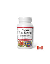 Pollen plus Energie | Mit Siberian Ginseng, Bienenpropolis und grüner Tee - 90 Kapseln