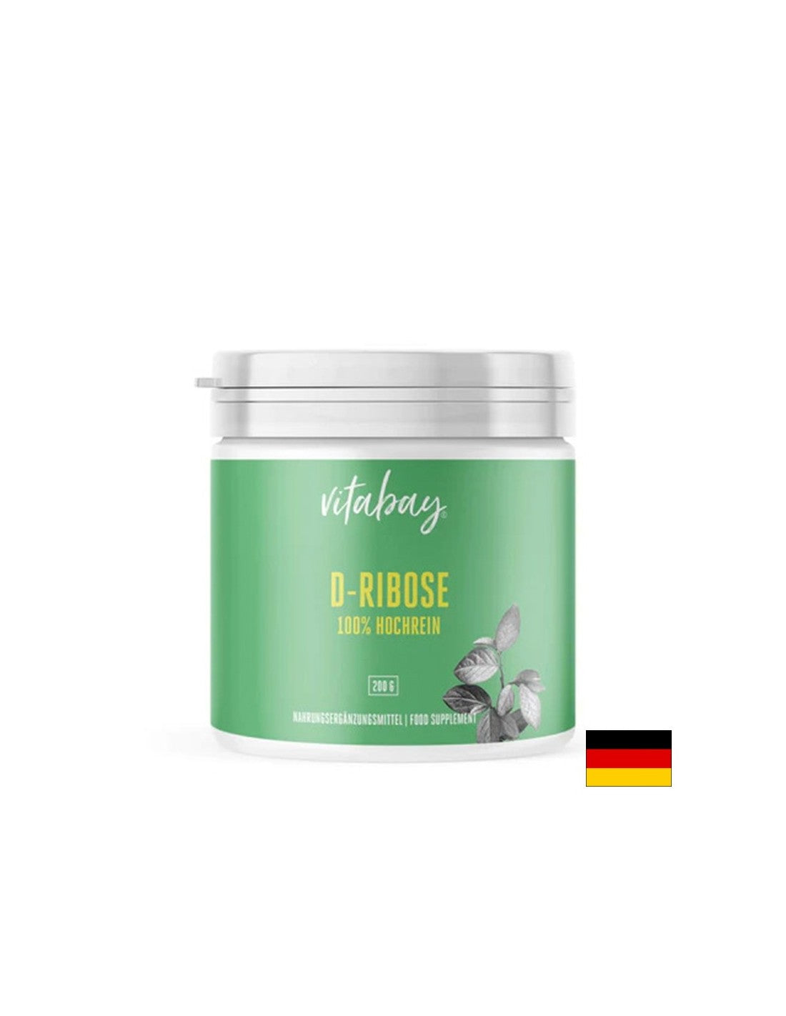 Energy and Stamina - D-Ribose, 200g Vitabay Powder