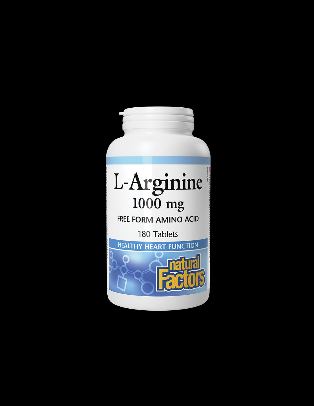 Енергия - Л-Аргинин (L-Arginine), 1000 mg х 180 таблетки Natural Factors - Feel You