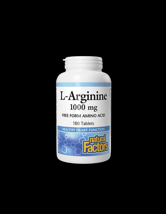 Енергия - Л-Аргинин (L-Arginine), 1000 mg х 180 таблетки Natural Factors - Feel You