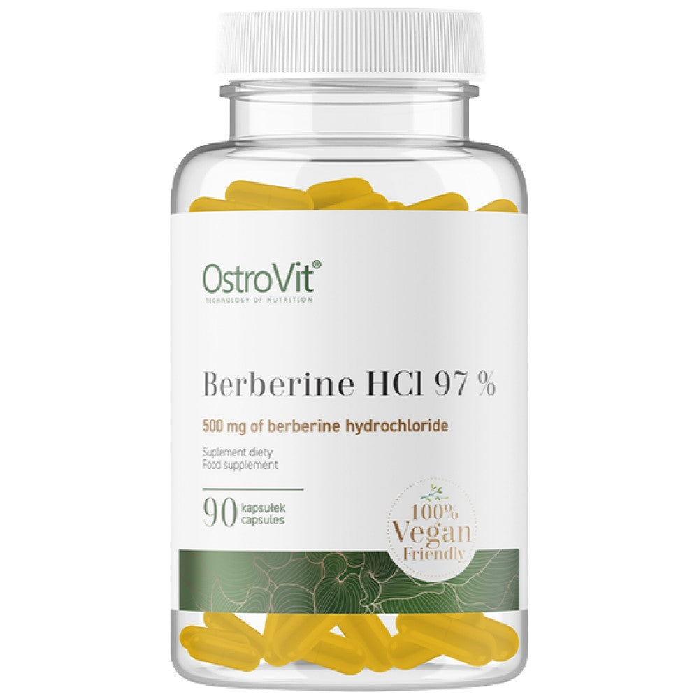 Berberine HCl 500 mg | 97% Berberis Root Extract 90 капсули - Feel You