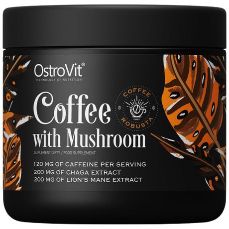 Coffee with Mushroom | Natural Robusta with Chaga, Lion&#39;s Mane, Caffeine and L-Theanine 150 грама - Feel You