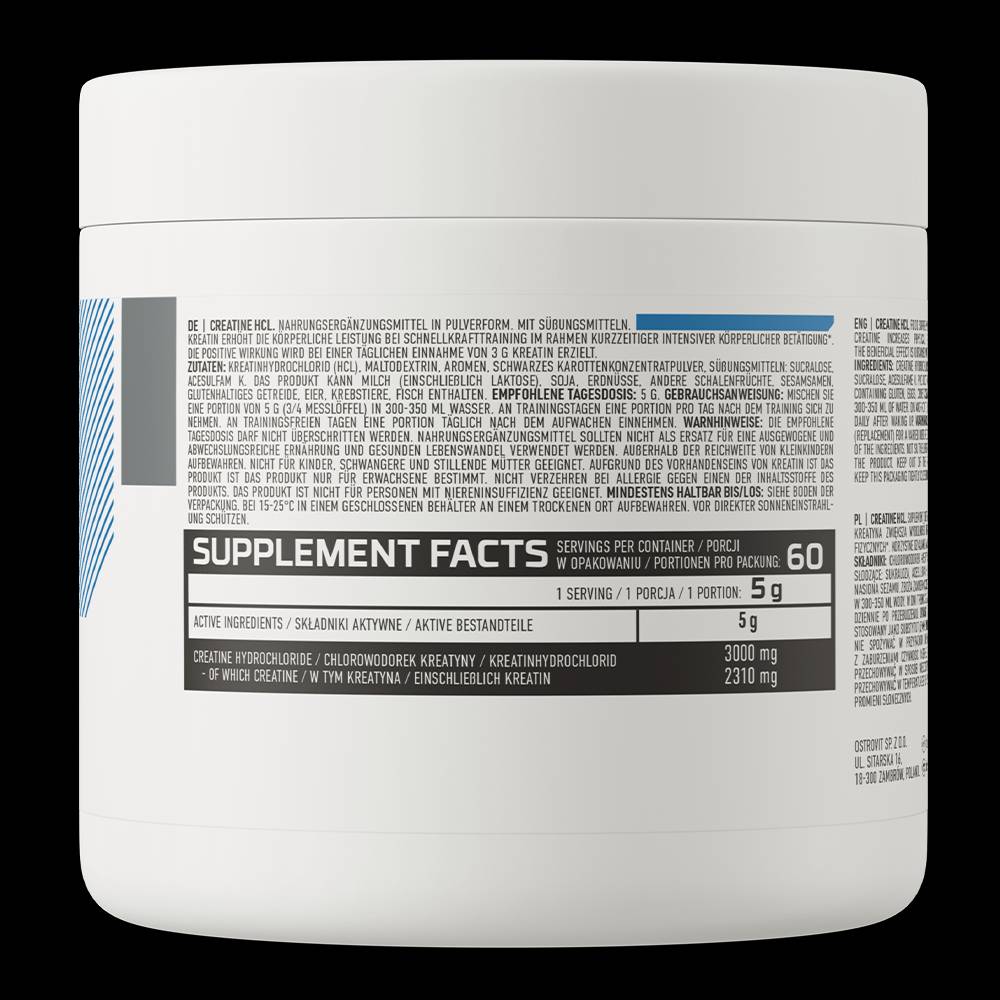 Creatine HCL Powder 300 grams