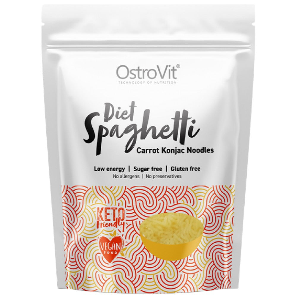 Diet Spaghetti + Carrot / Keto-Friendly Low-Calorie Konjac Noodles 400 grams