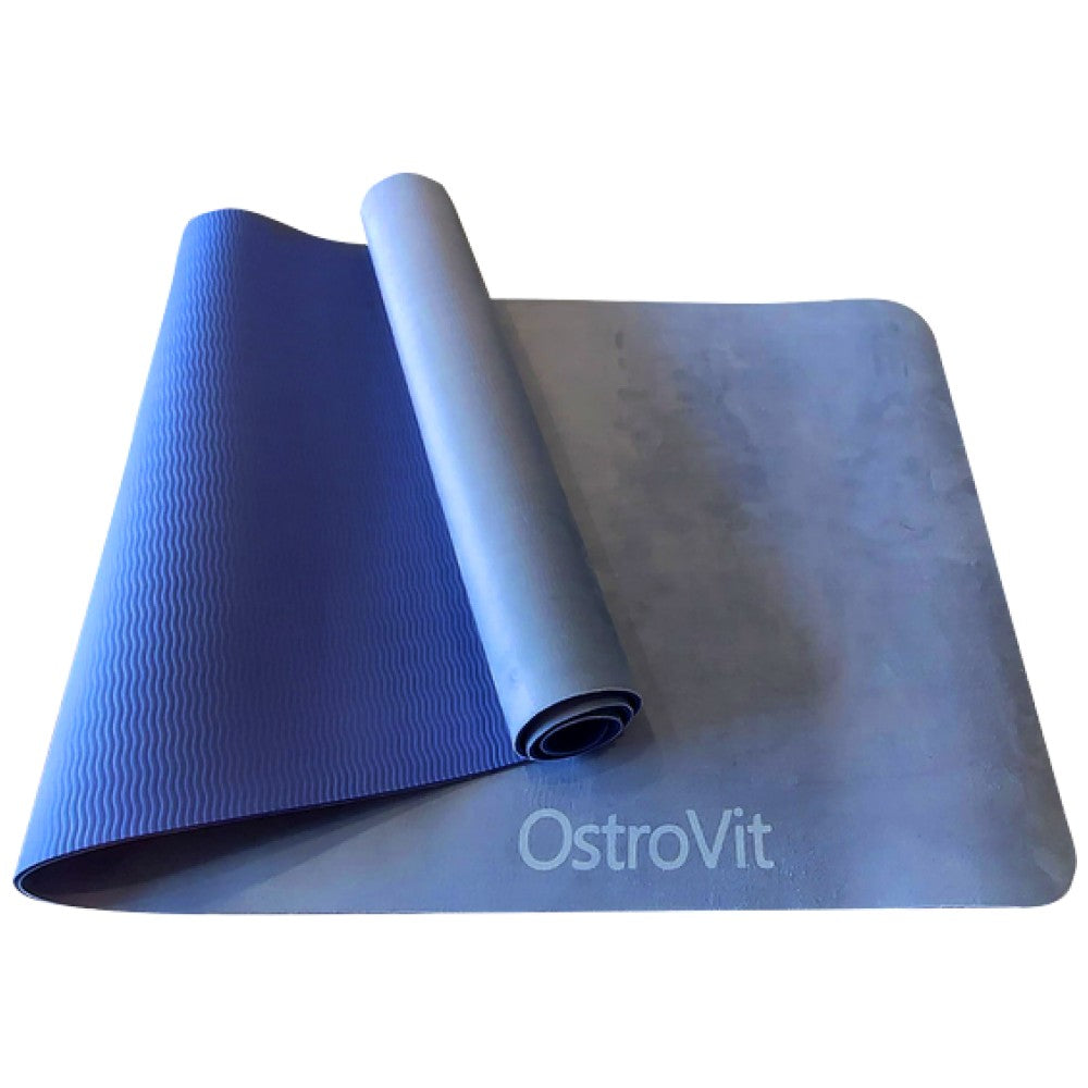 Exercise Yoga Mat with Plush Microfiber | Тренировъчна постелка за йога с покритие от плюшен микрофибър 183 x 61 x 0.5 cm - Feel You