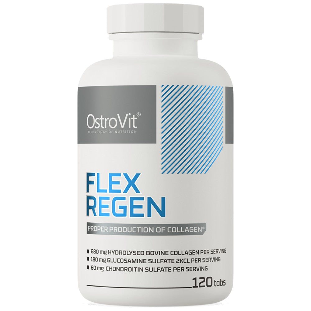 Flex Regen | Collagen + Glucosamine, Chondroitin, MSM, Hyaluronic Acid 120 Таблетки - Feel You