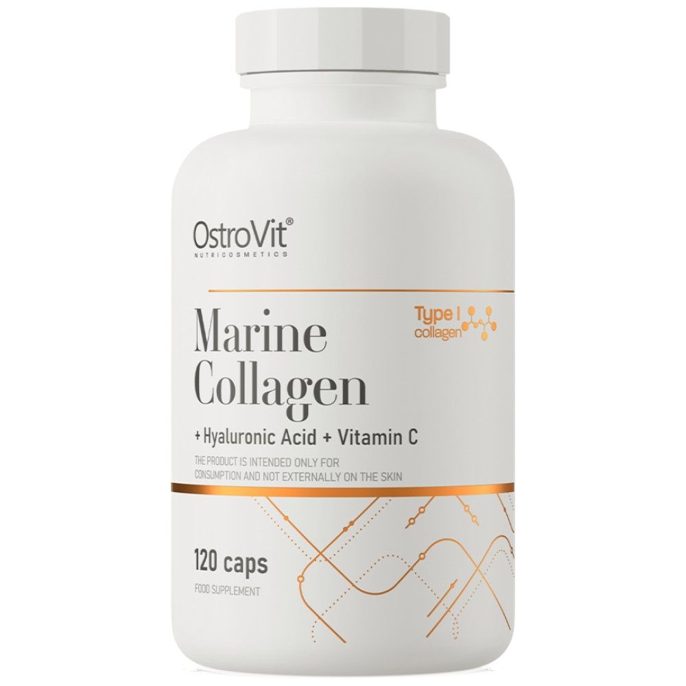 Marine Collagen / + Hyaluronic Acid and Vitamin C - 120 capsules