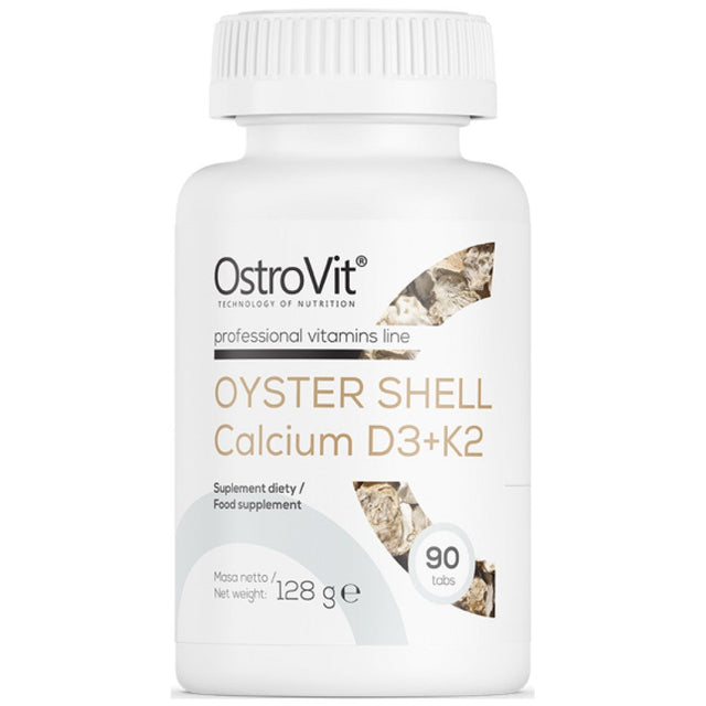 Oyster Shell Calcium 400 mg / with D3 + K2 90 Таблетки - Feel You