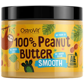 100% Peanut Butter Smooth - 500 grams - Nutra Best Europe