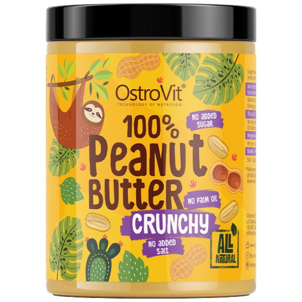 100% Peanut Butter Crunchy - 1000 grams