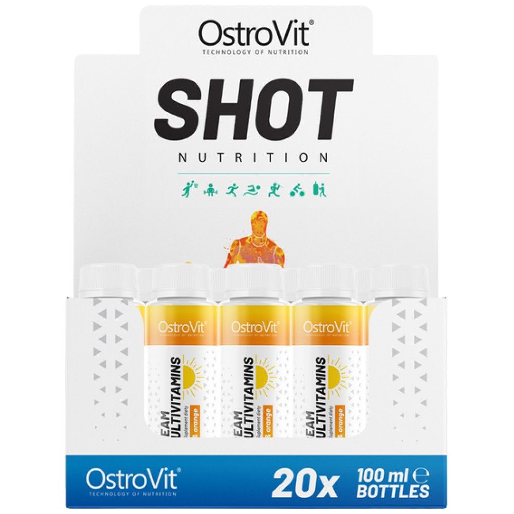 Sunbeam multivitamiinid Shot | Parem tan valem - 20 x 100 ml