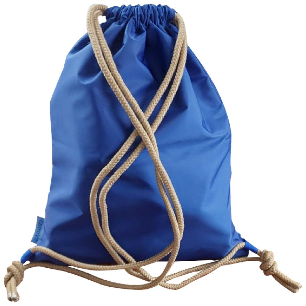 Waterproof Thick String Backpack | Waterproof Mash with thick connections - Blue 50 x 39 cm