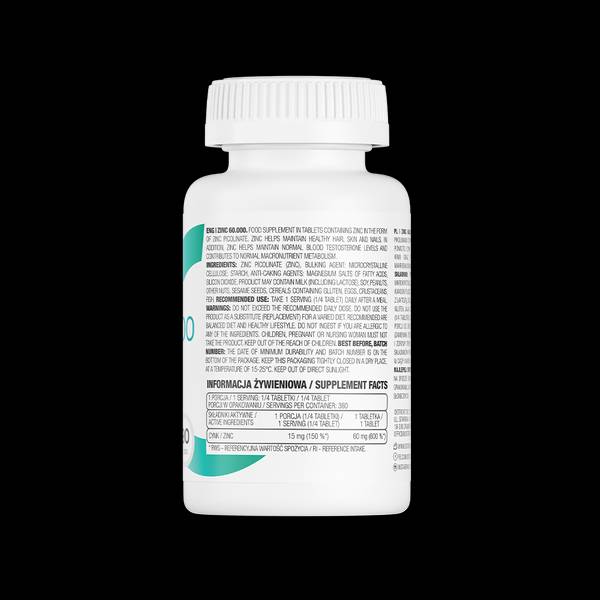 Zinc 60.000 | Zinc Picolinate 60 mg 90 Таблетки