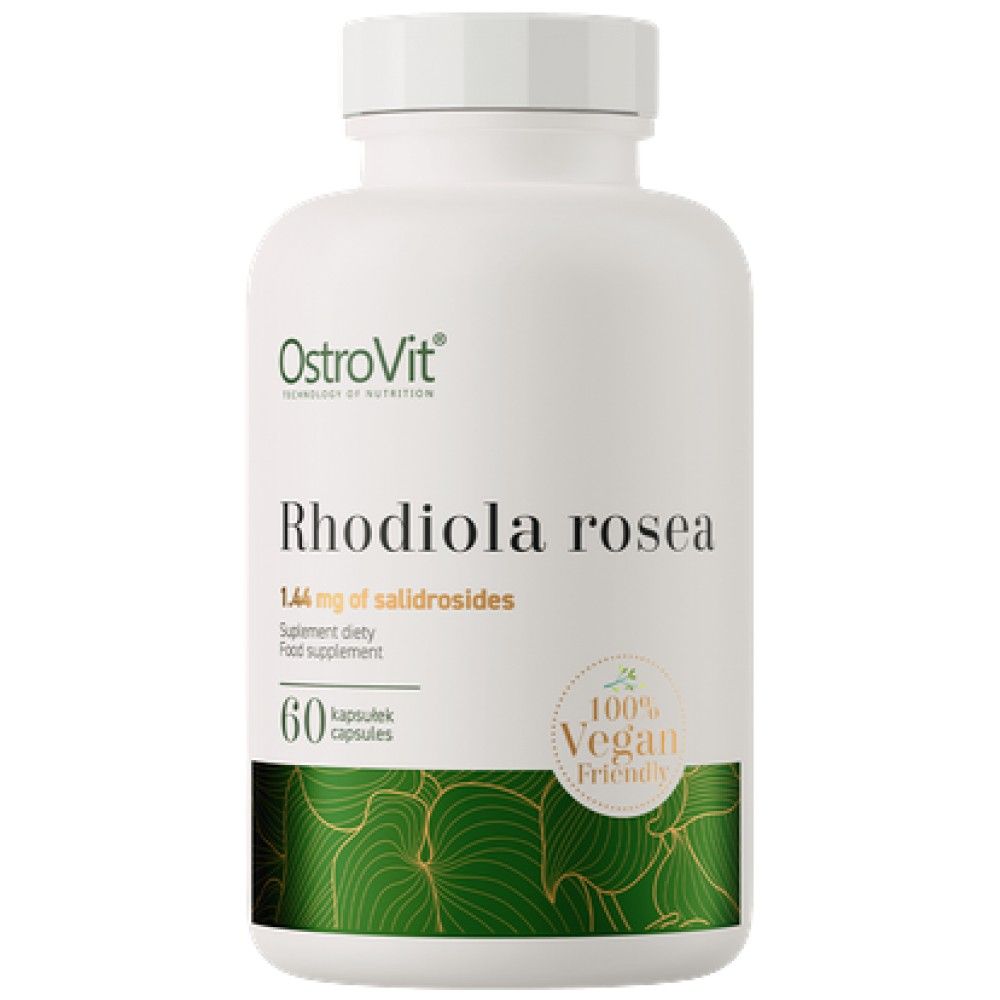 Rhodiola Rosea 144 mg | Vege - 60 kapsulių