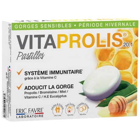 Vitaprolis® | Throat Lozenges with Propolis 20 Бонбона - Feel You