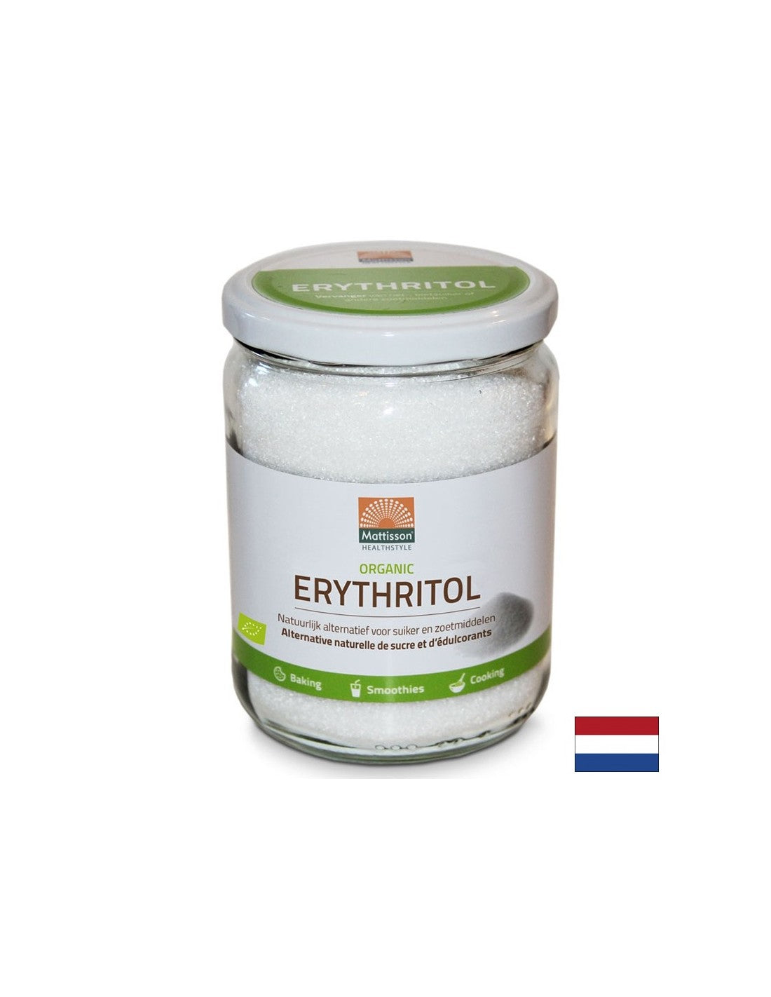 Eritritol (organic), 400 g Mattisson Healthstyle