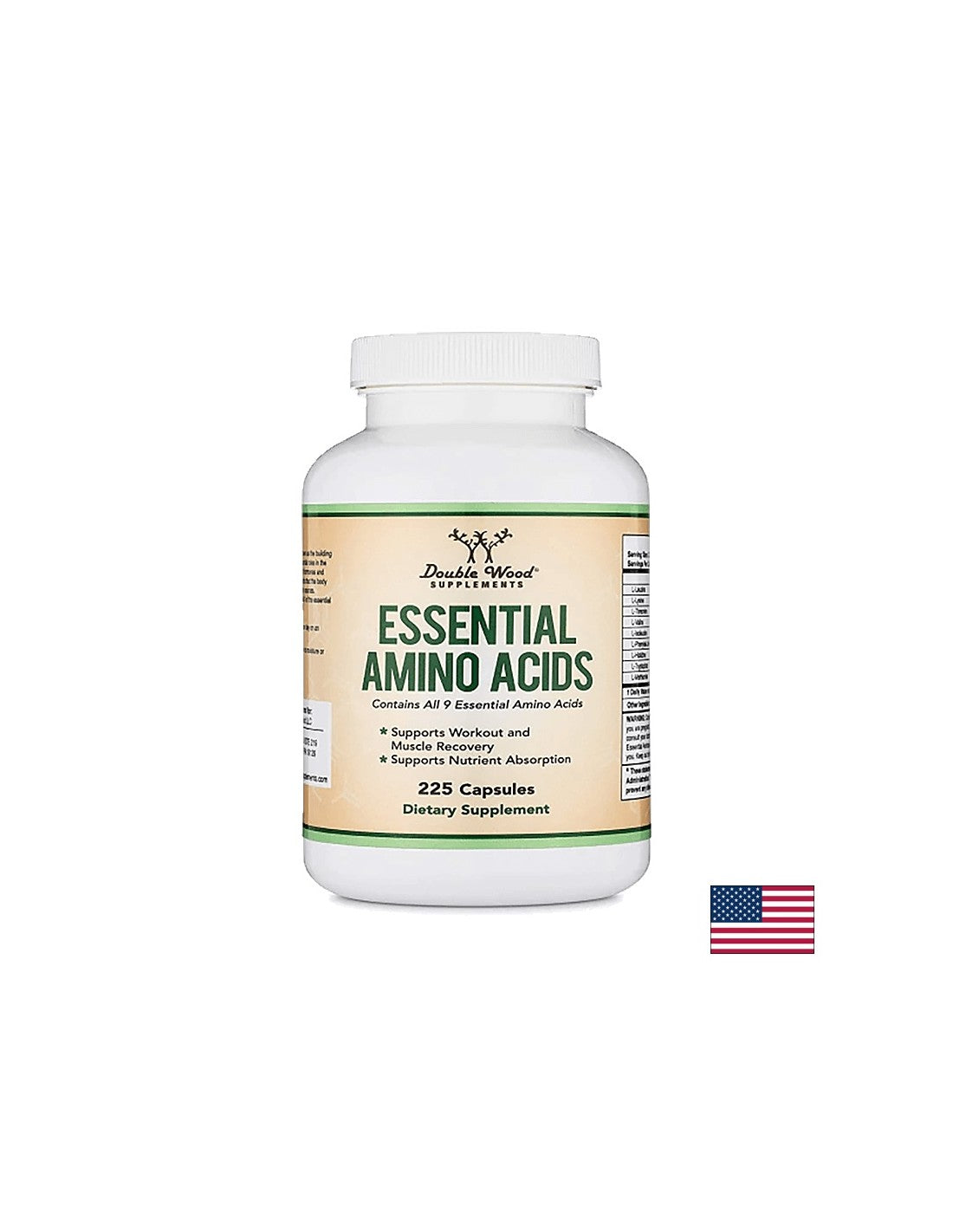 Aminoacizi esentiali - Aminoacizi esentiali, 225 capsule Double Wood
