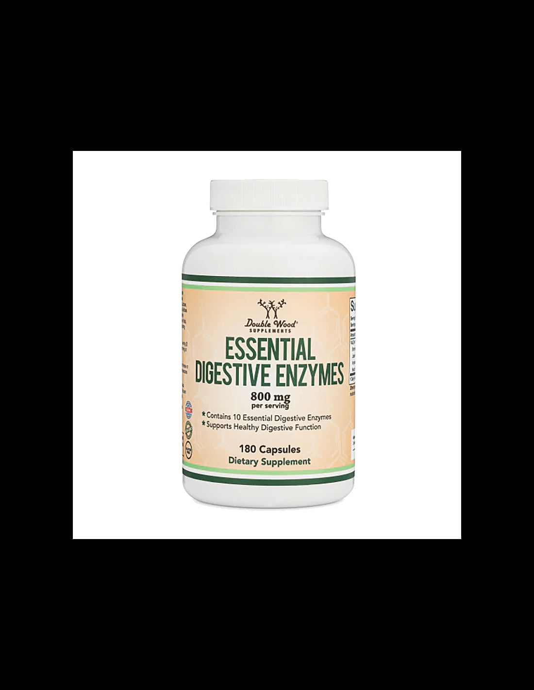 Essential digestive enzymes - Храносмилателни ензими, 180 капсули Double Wood - Feel You