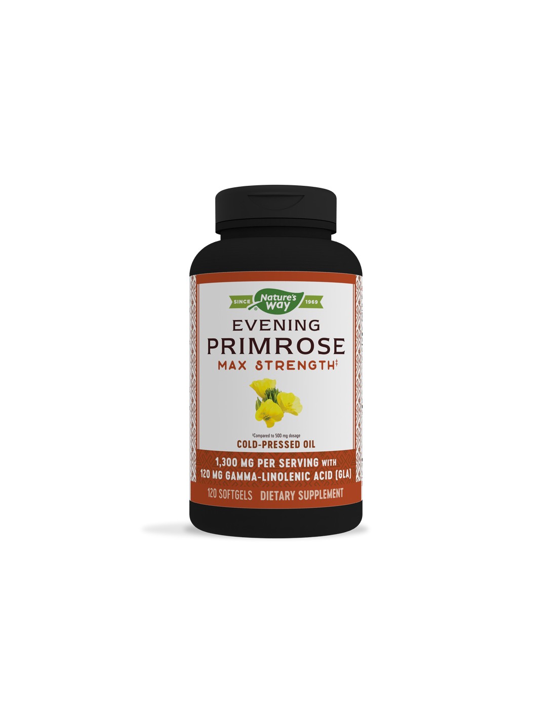 Evening Primrose 10% GLA / Вечерна иглика 1300 mg х 120 софтгел капсули Nature’s Way - Feel You