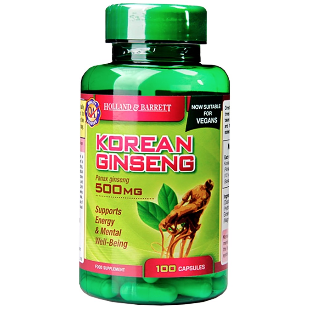 Korean Ginseng 500 mg 100 капсули