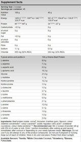 Den Uxtreme Rëndfleesch hydroroliséierte Protein Isolate 1800 Gramm