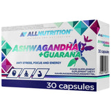 Ashwagandha + Guarana | Anti Stress, Focus and Energy - 30 capsules