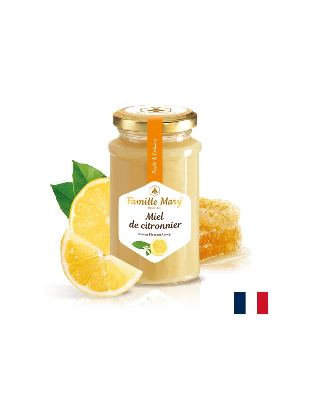 Miel de citronnier / Lemon tree honey (from orchards in Valencia, Spain), 360 g Famille Mary