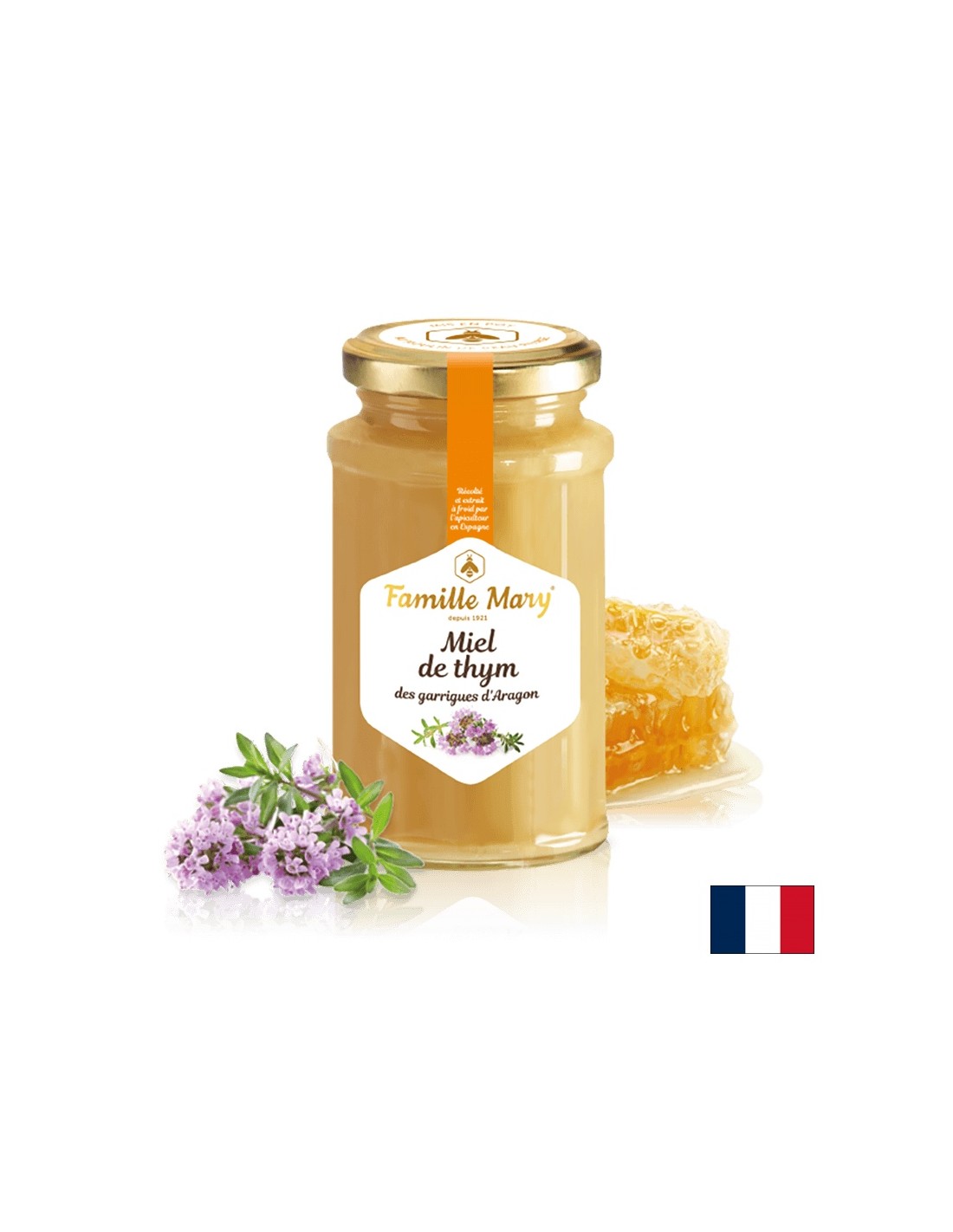 Miel de thym / Thyme honey, 360 g Famille Mary