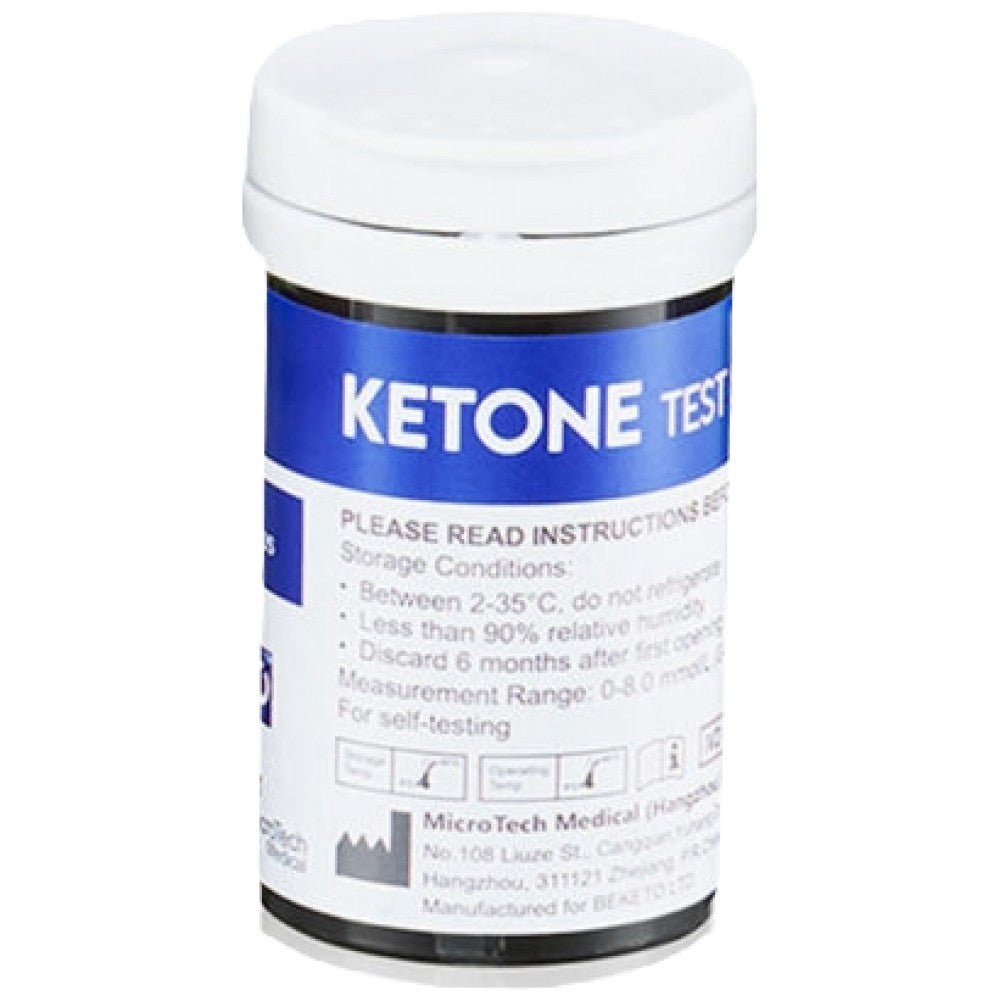 GluKeto Meter – Ketones Strip Tests - 50 бр. - Feel You