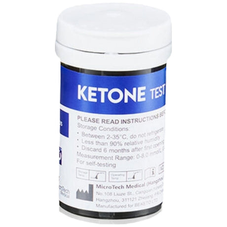 GluKeto Meter – Ketones Strip Tests - 50 бр. - Feel You