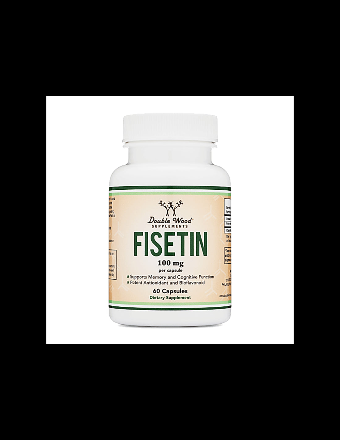 Fisetin/ Физетин, 100 mg, 60 капсули Double Wood - Feel You