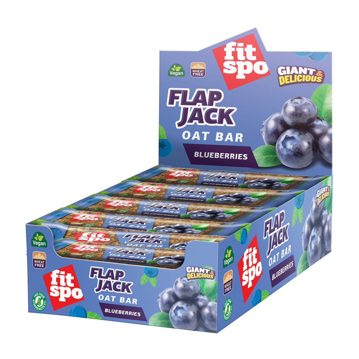 Klappe Jack - Energie oat Bar Blueberry - 80 Gramm