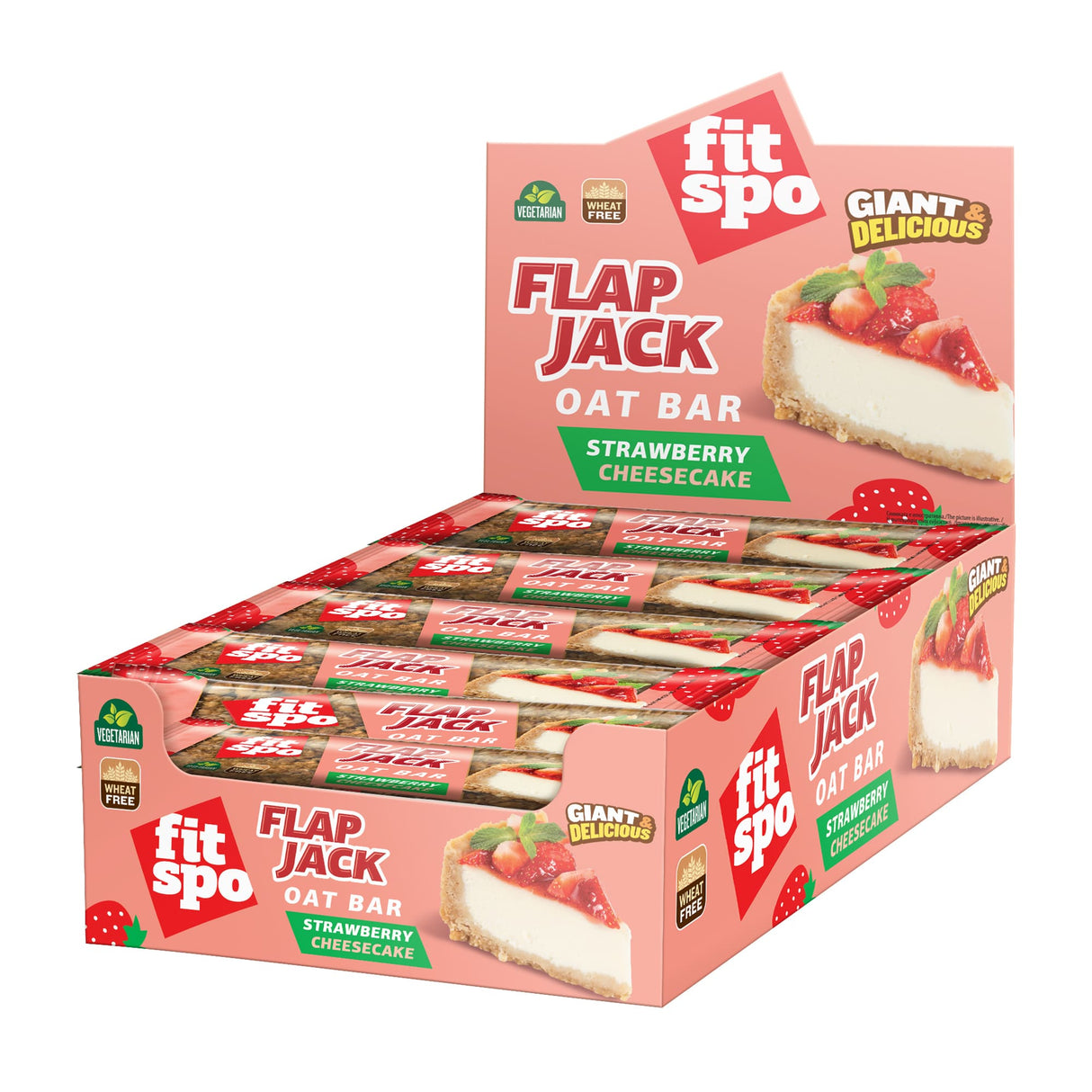 Klappe Jack - Energie oat Bar Strawberry Kéisekuch - 90 Gramm