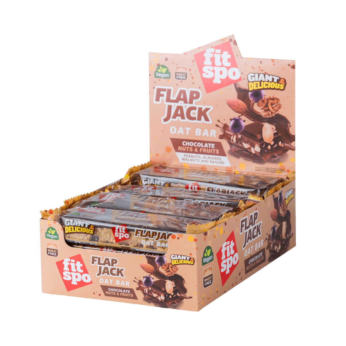 Flap Jack - Energy Oat Bar Шоколад с Ядки - 90 грама