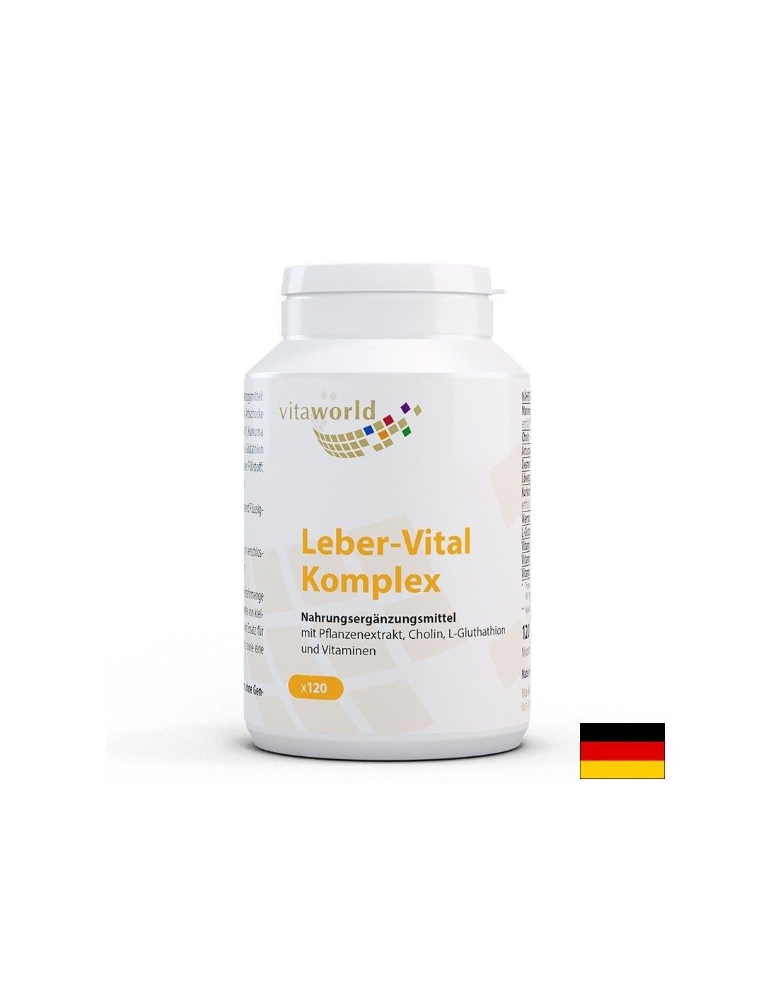 Formula with vitamins and plant extracts for the liver, 120 capsules