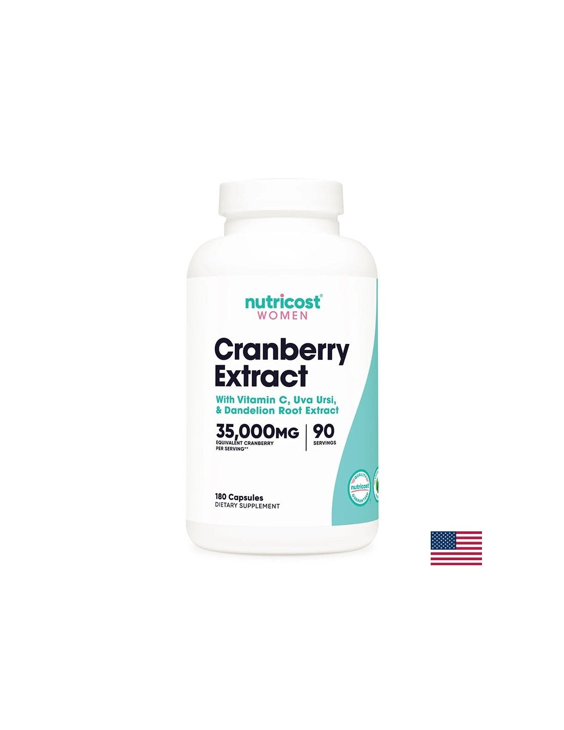 Formel fir Fraen mat Cranberry, Löwenzäit, Bären Grapen a Vitamin c, 180 Kapselen
