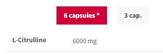 Citruline maksimalus 1000 mg - 120 kapsulių