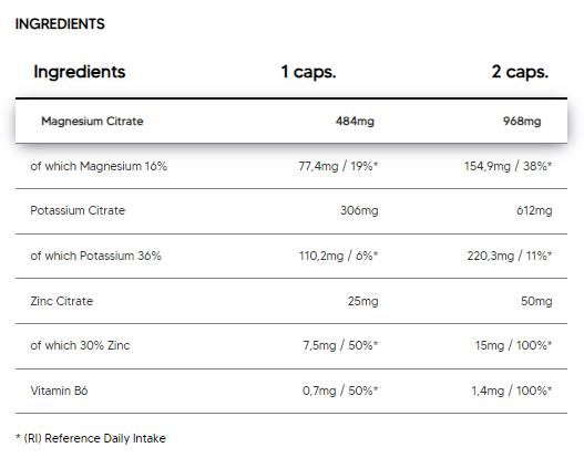 TR TREATRO | Magnesium + Kalass + Zink - 120 Kapselen